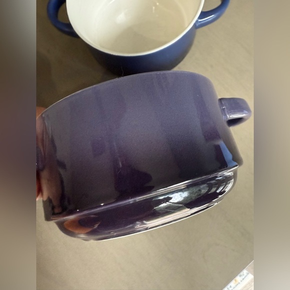 Mikasa Gourmet Basics Ombre Soup Bowls 5.25"x3.25" Small Bowl Crocks Purple Blue - Picture 8 of 13